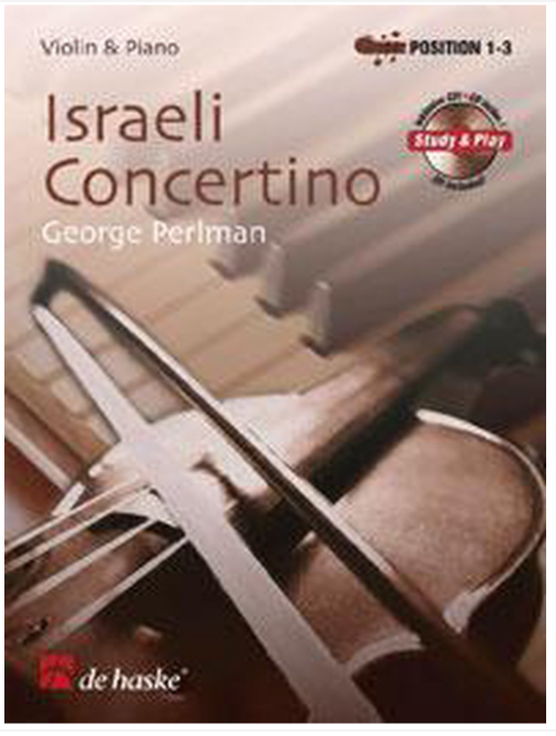 Perlman: Israeli Concertino, fiðla og píanó, með CD, LÆKKAÐ VERÐ