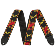 Fender gítaról, Monogram, svört/gul/rauð