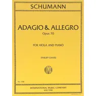 Schumann: Adagio & Allegro Op. 70 , víóla og píanó