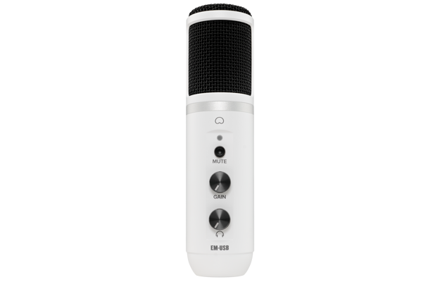 Mackie EM-USB-LTD USB Microphone, White