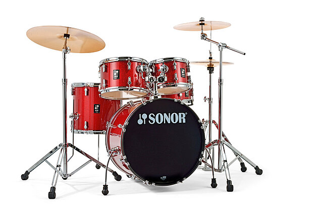 Sonor AQX 20" Red Moon Sparkle Studio trommusett