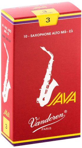 Vandoren altósaxblöð JAVA Red no.3 - pakki með 10 stk