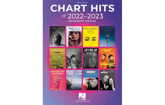 Chart Hits of 2022-2023 (Easy Piano)