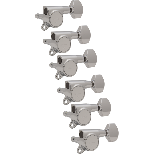 GOTOH Tuners, Schaller Style Knob, 6-in-a-line, chrome