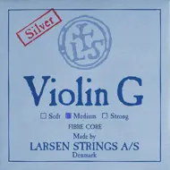 Larsen fiðlustrengur G, medium, silver