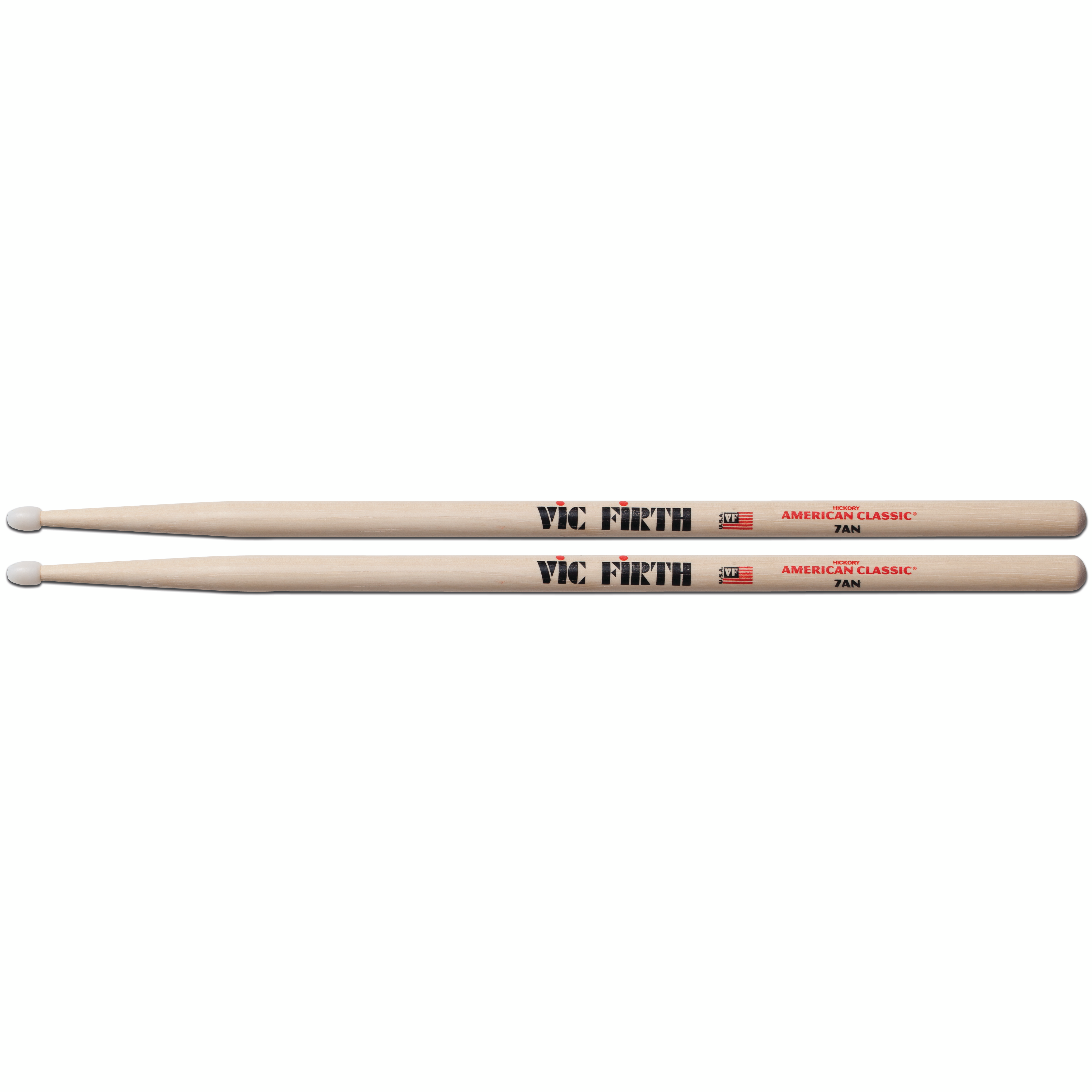 Vic Firth trommukjuðar 7A, Nylon Tip