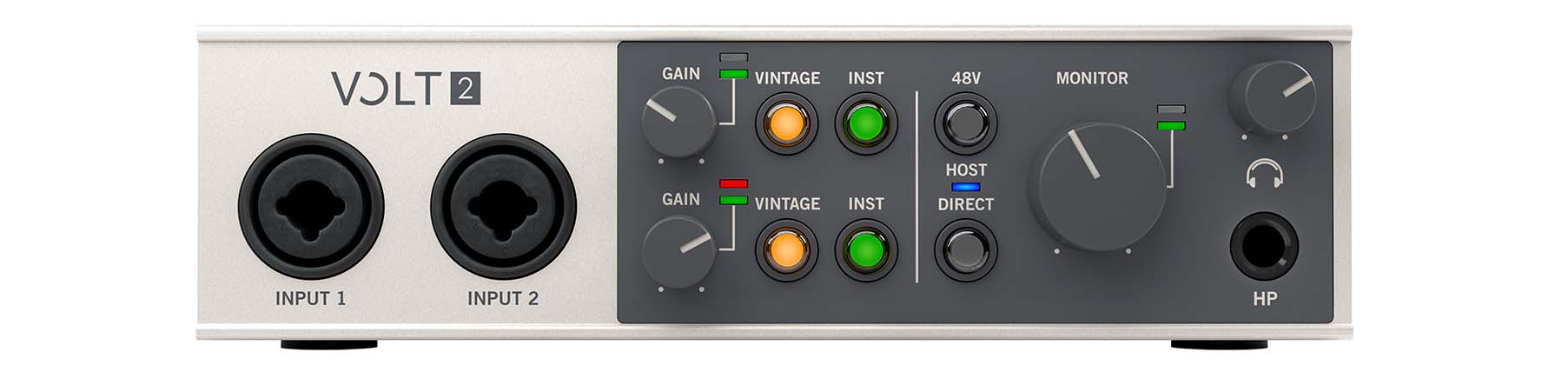 Universal Audio Volt 2, 2-in/2-out USB 2.0 Audio Interface