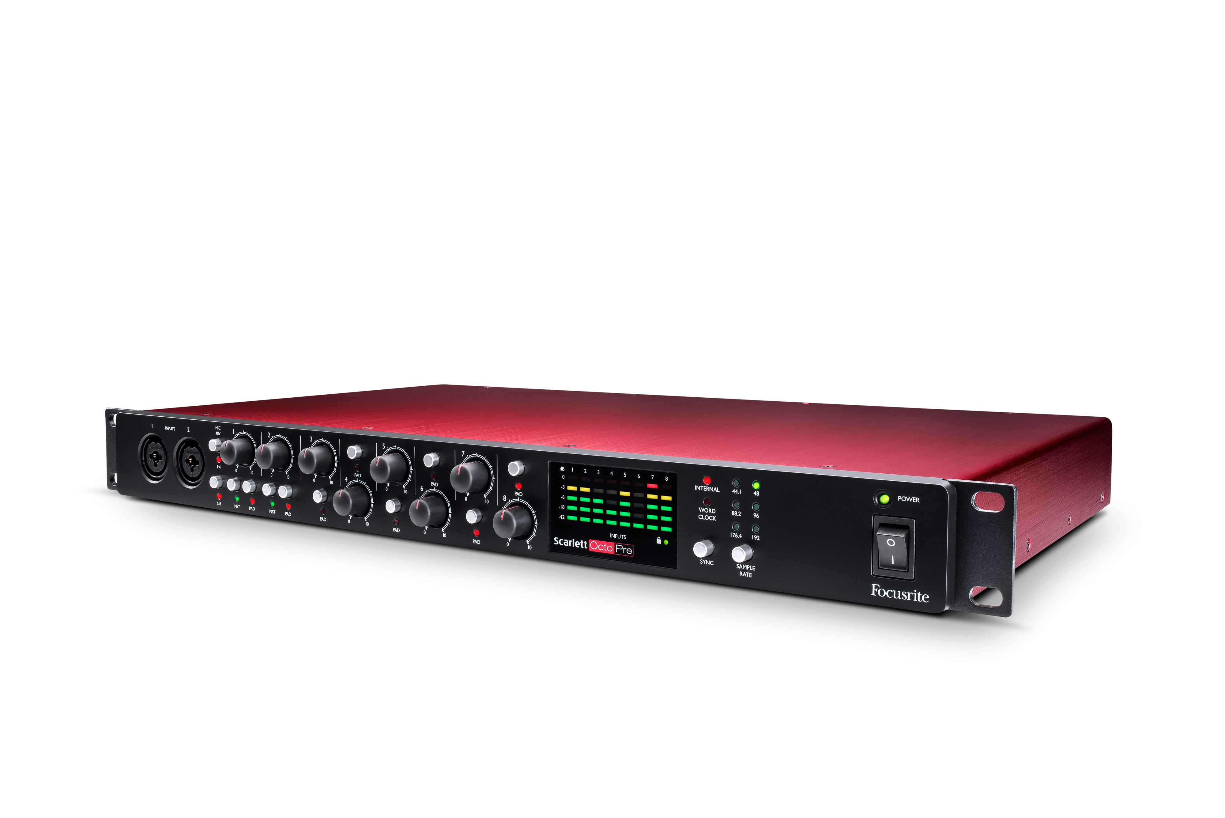 Focusrite Scarlett OctoPre 8-channel Microphone Preamp