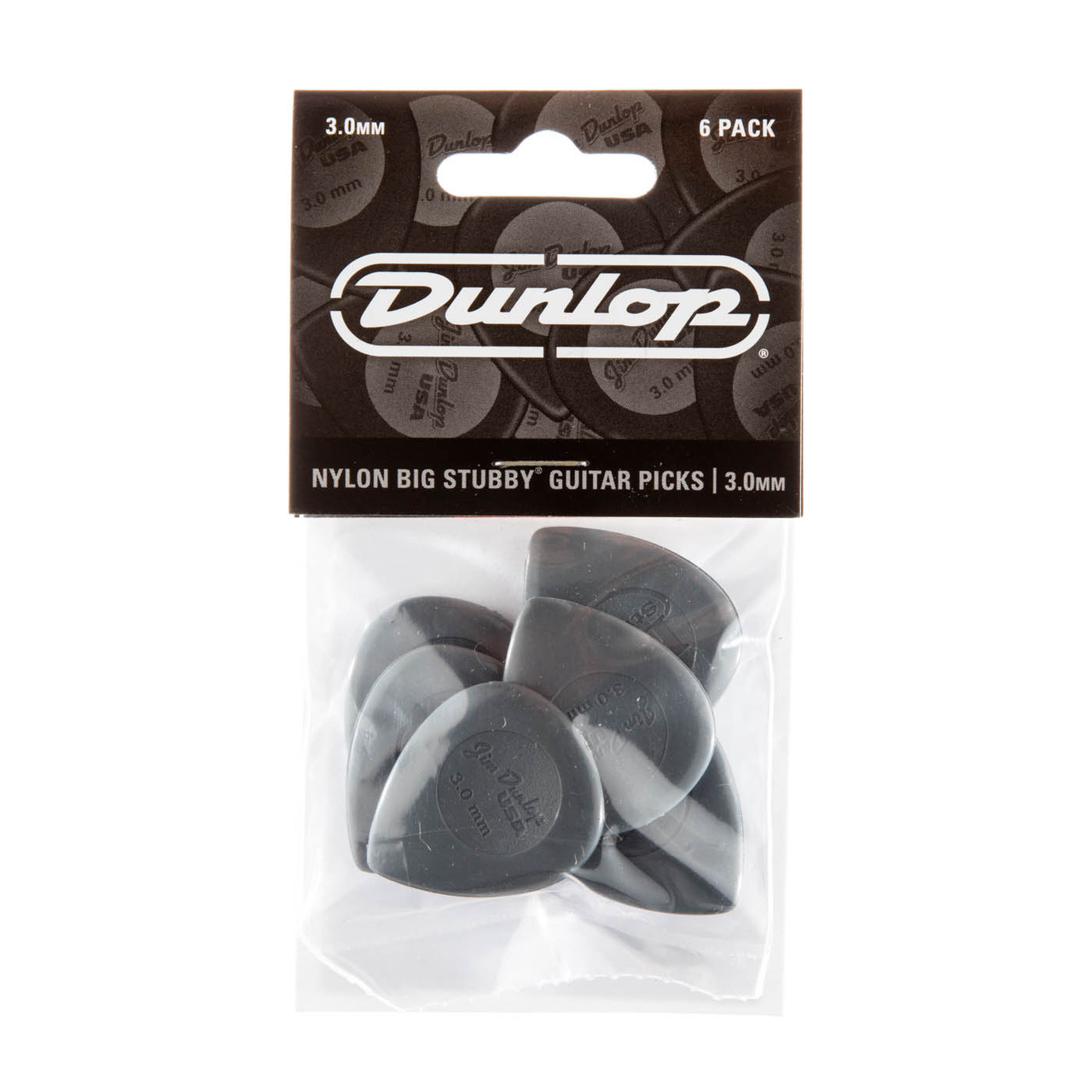Dunlop Big Stubby gítarnögl, 3mm, 6 stk