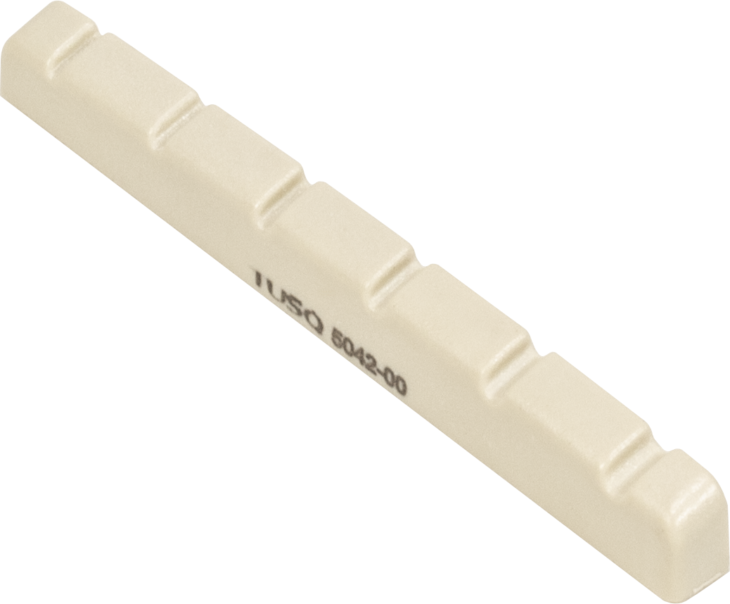Nut - Tusq XL, Pre-slotted, for Strat and Tele, Flat Bottom