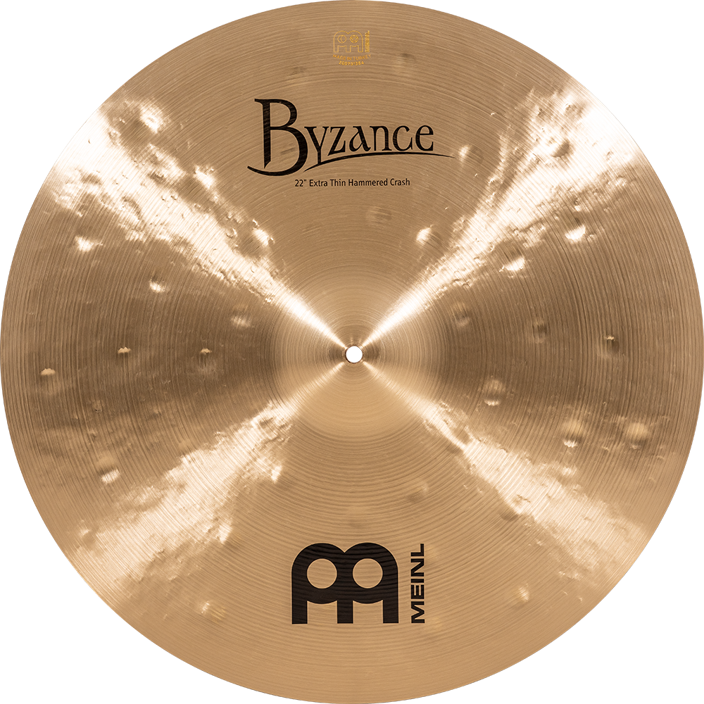 MEINL 22" Byzance Traditional Extra Thin Hammered Crash
