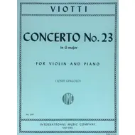 Viotti: Concerto No. 23 in G Major, fiðla og píanó