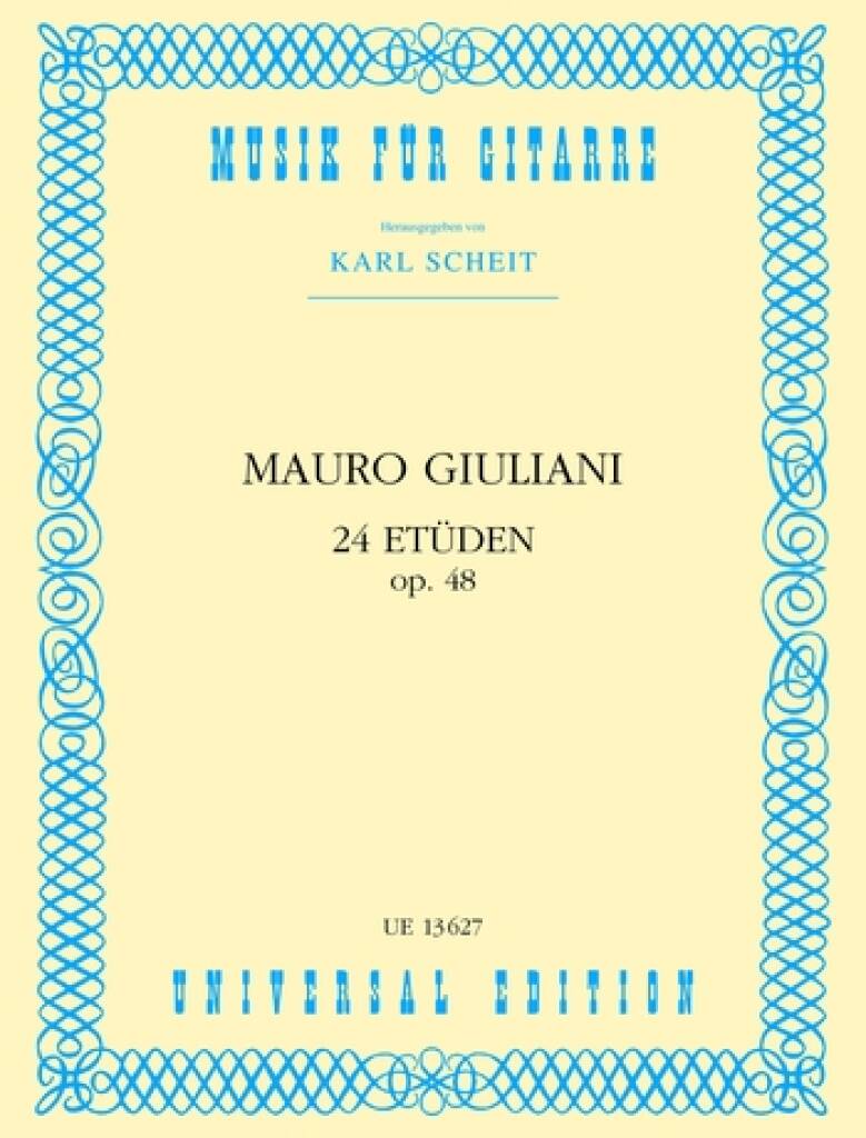 Giuliani: 24 Etüden Op.48, gítar