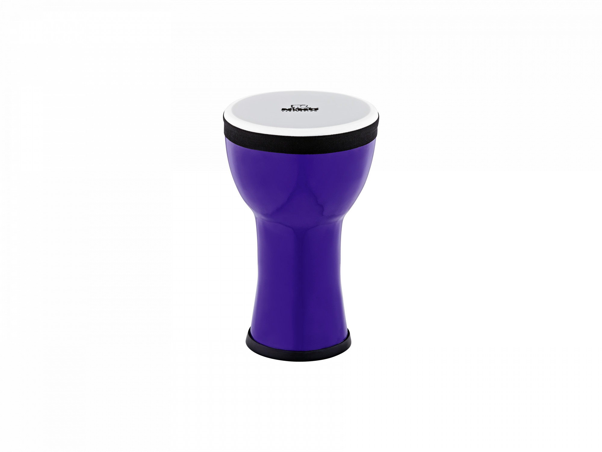 NINO 6" Djembe , fjólublá, plast skinn