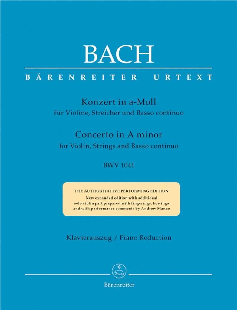 Bach: Violin Concerto In A Minor BWV 1041