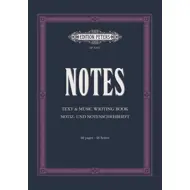 Nótnapappír, Peters: Notes - A5, 48 bls