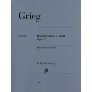 Grieg: Klaviersonate e-moll, Opus 7
