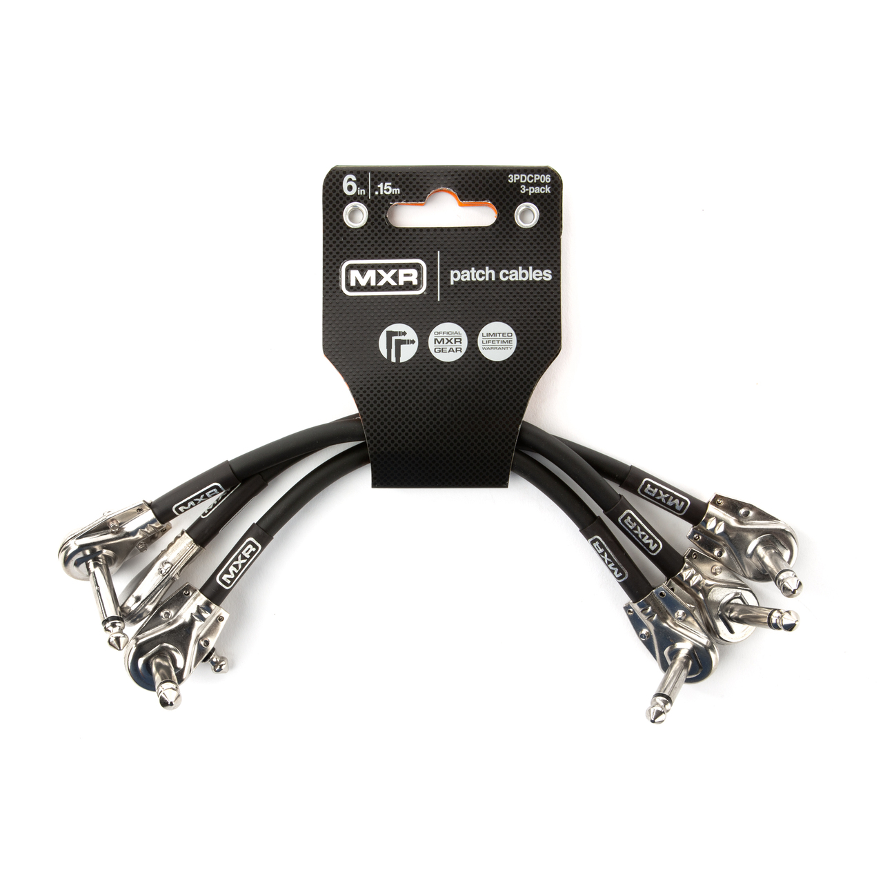MXR 6 inch Patch Cable, 3-pack