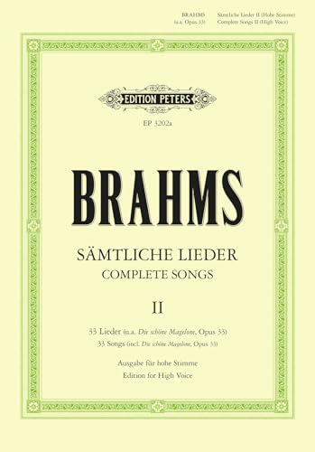 Brahms: Lieder Vol.2 - High Voice
