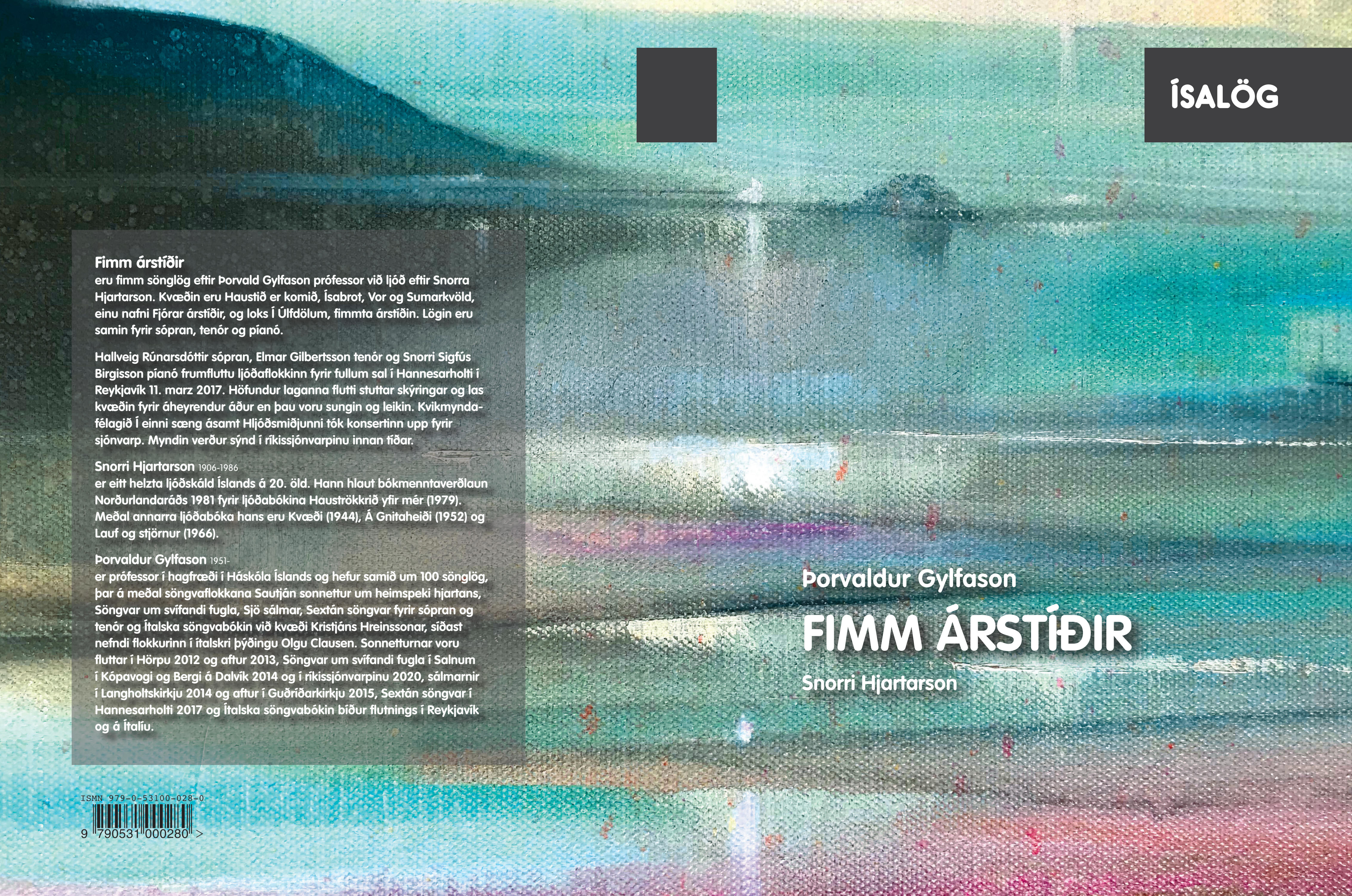 Fimm árstíðir, söngvar fyrir háa rödd og píanó