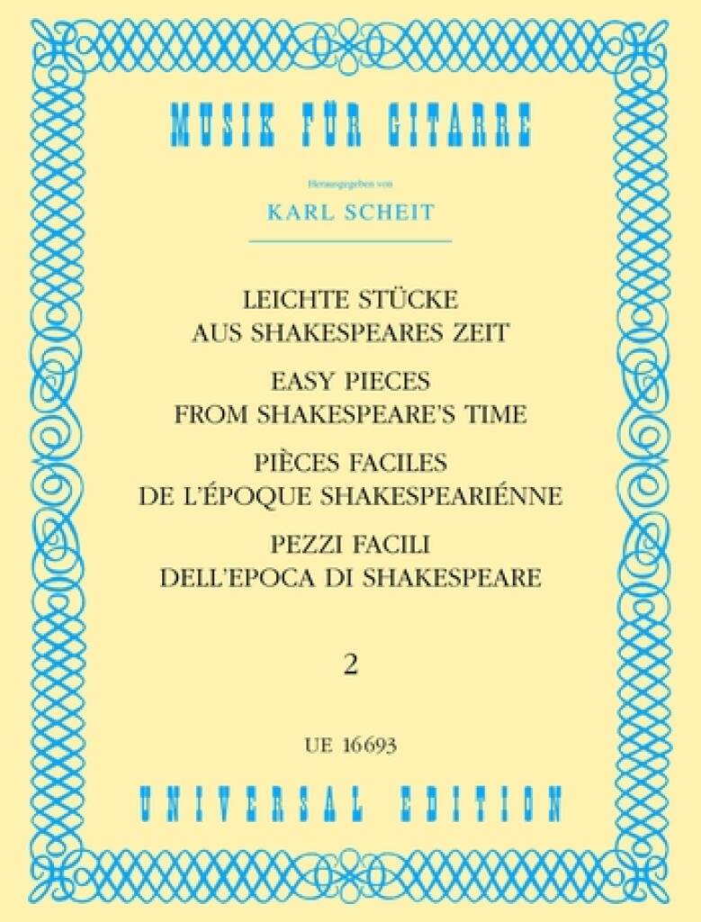 Scheit: Easy Pieces From Shakespear´s Time, gítar