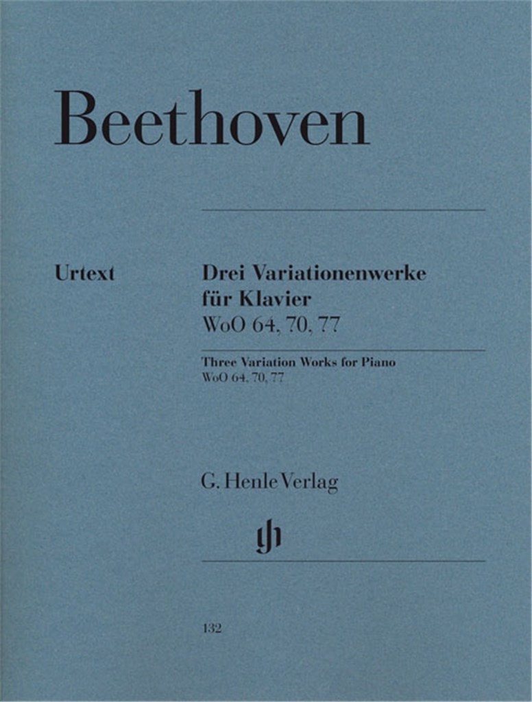 Beethoven: 3 Variation Works WoO 70, 64, 77