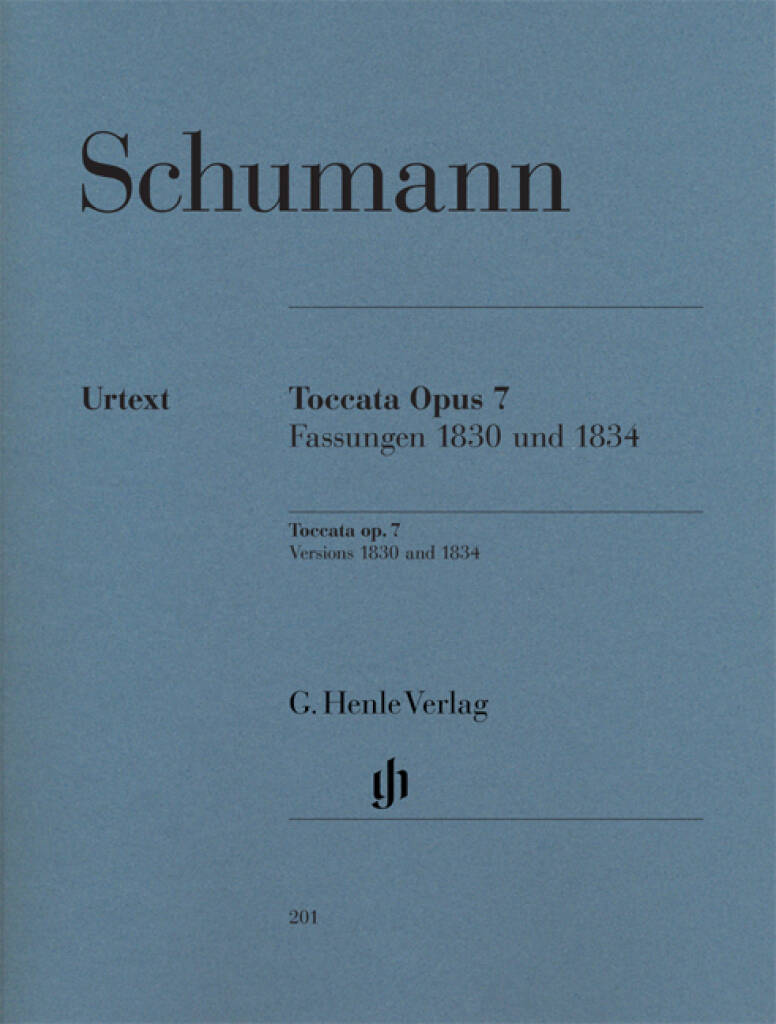 Schumann: Toccata Op.7 - Versions 1830 And 1834