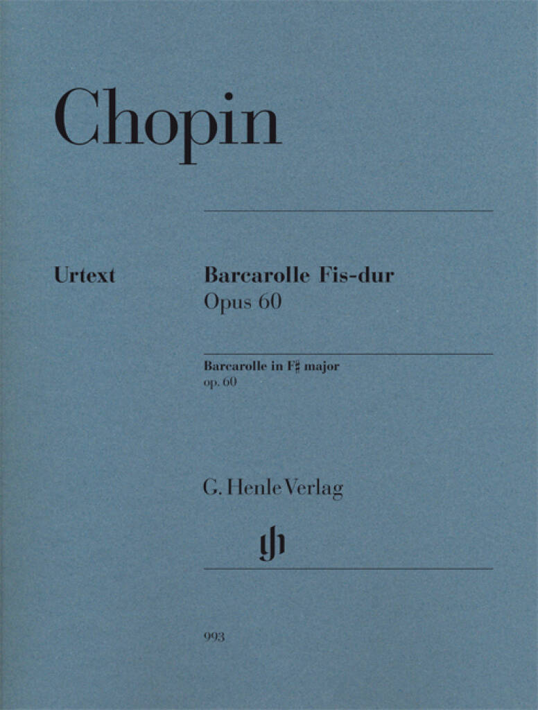 Chopin: Barcarolle In F Sharp Op.60