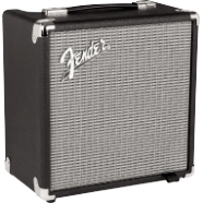 Fender Rumble 15 bassamagnari, black/silver