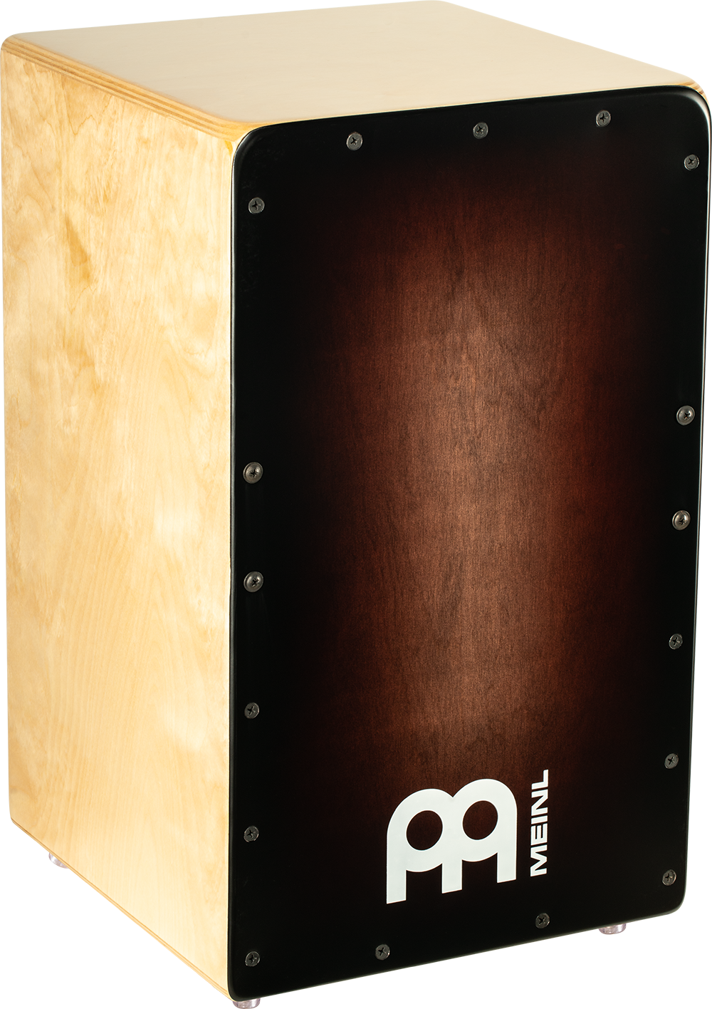 MEINL Woodcraft Cajon, Birch Espresso frontplate