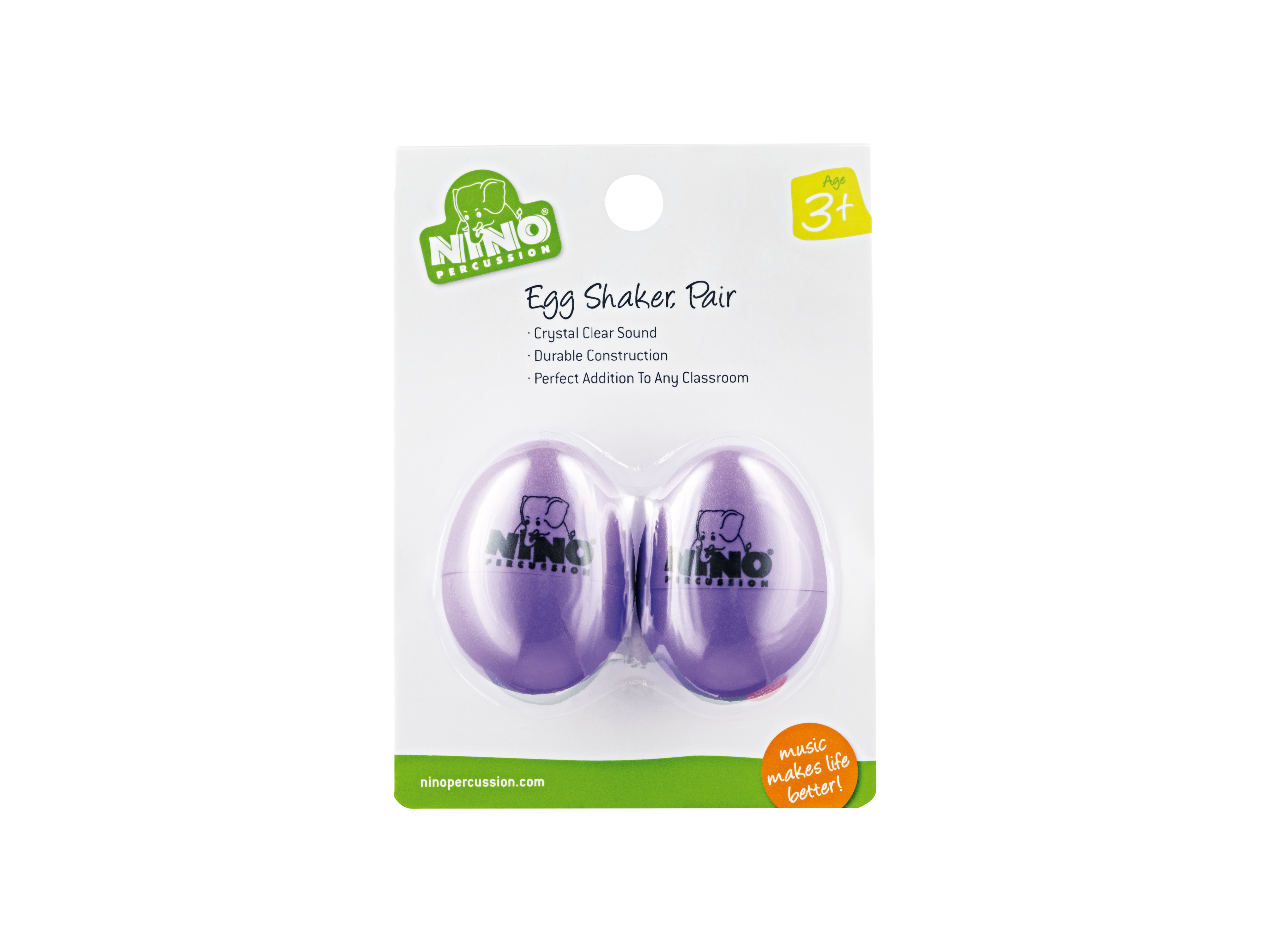 NINO Egg Shaker, par, fjólublátt