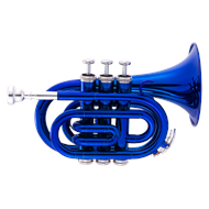 John Packer JP159 Pocket trumpet, blár