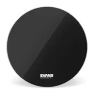 EQ3 NO PORT RESO 22" Smooth Black Bass trommuskinn
