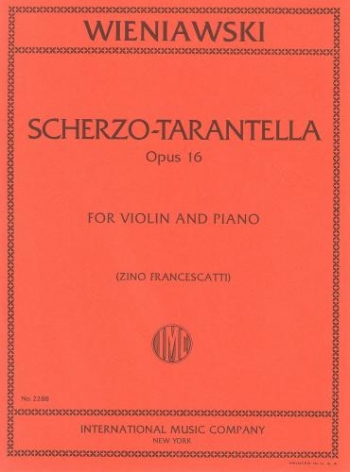 Wieniawski: Scherzo Tarantella Op. 16 (Francescatti)