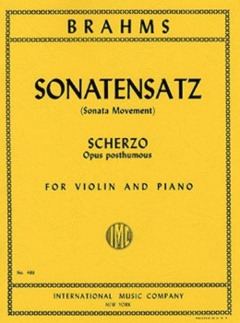 Brahms: Sonata Movement, Scherzo , fiðla