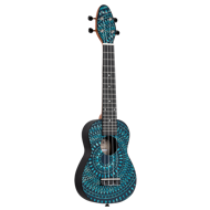 Keiki ukulele, sópran, blue kaleidoscope. m/poka ofl