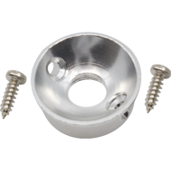 Jack Plate - for Telecaster guitars, nickel
