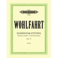 Wohlfahrt: Elementary Studies Opus 54, fiðla