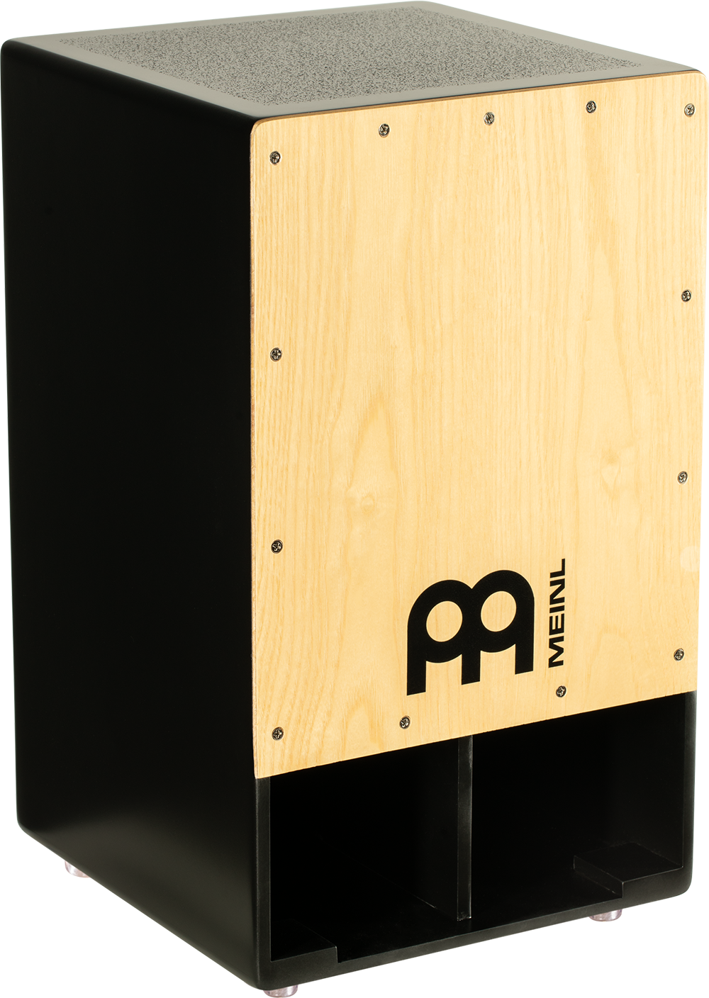 MEINL Bass Cajon Black,  Frontplate American White Ash