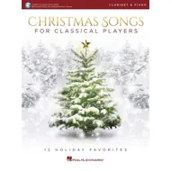 Christmas Songs for Classical Players, klarinett og píanó, m.niðurhali
