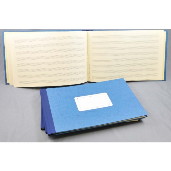 Nótnapappír, STAR 216, 6 línur, innbundin