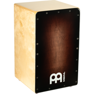 MEINL Woodcraft Cajon, Birch Espresso frontplate