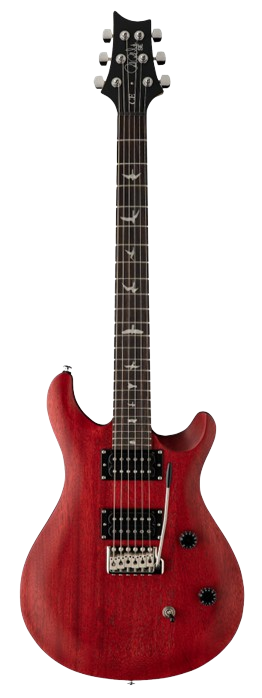 PRS SE CE24 Standard, Vintage Cherry, með poka
