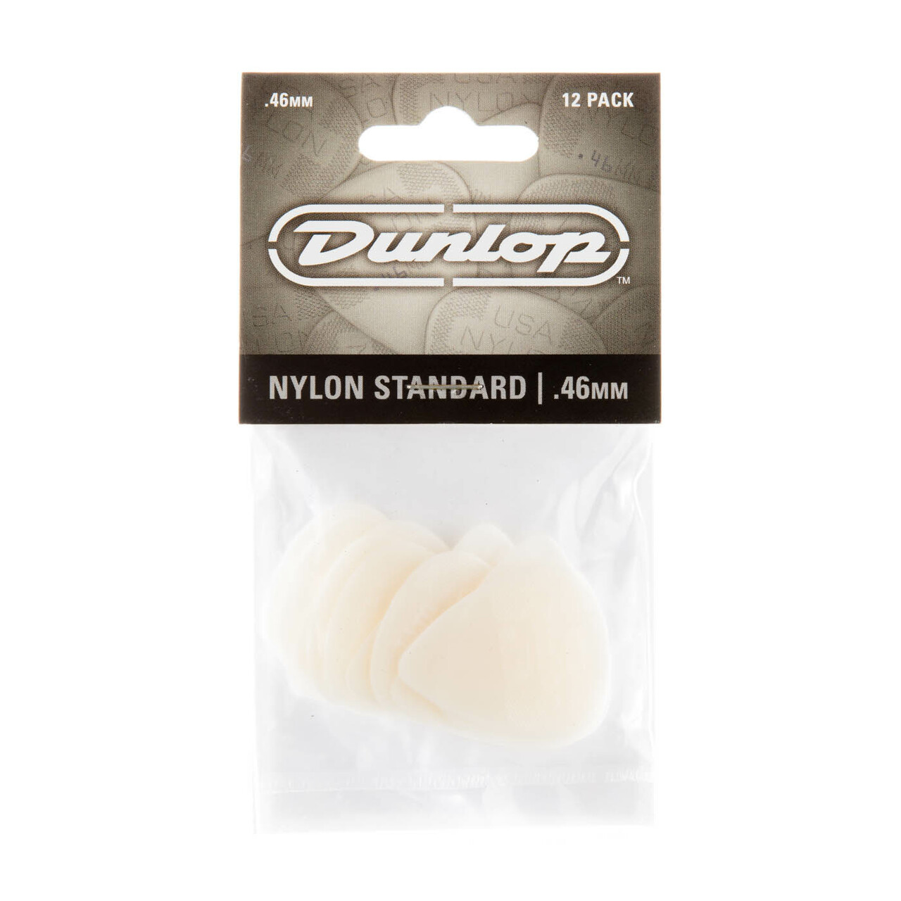 Dunlop Nylon Standard gítarnögl, .46mm, 12 stk