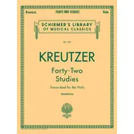 Kreutzer: 42 Studies Transcribed for the Viola