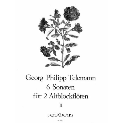 Telemann: 6 Sonaten für 2 Altblockflöten, II