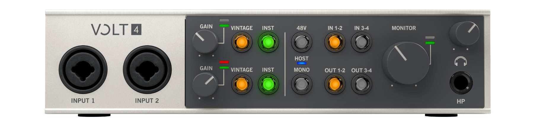 Universal Audio Volt 4, 4-in/4-out USB 2.0 Audio Interface