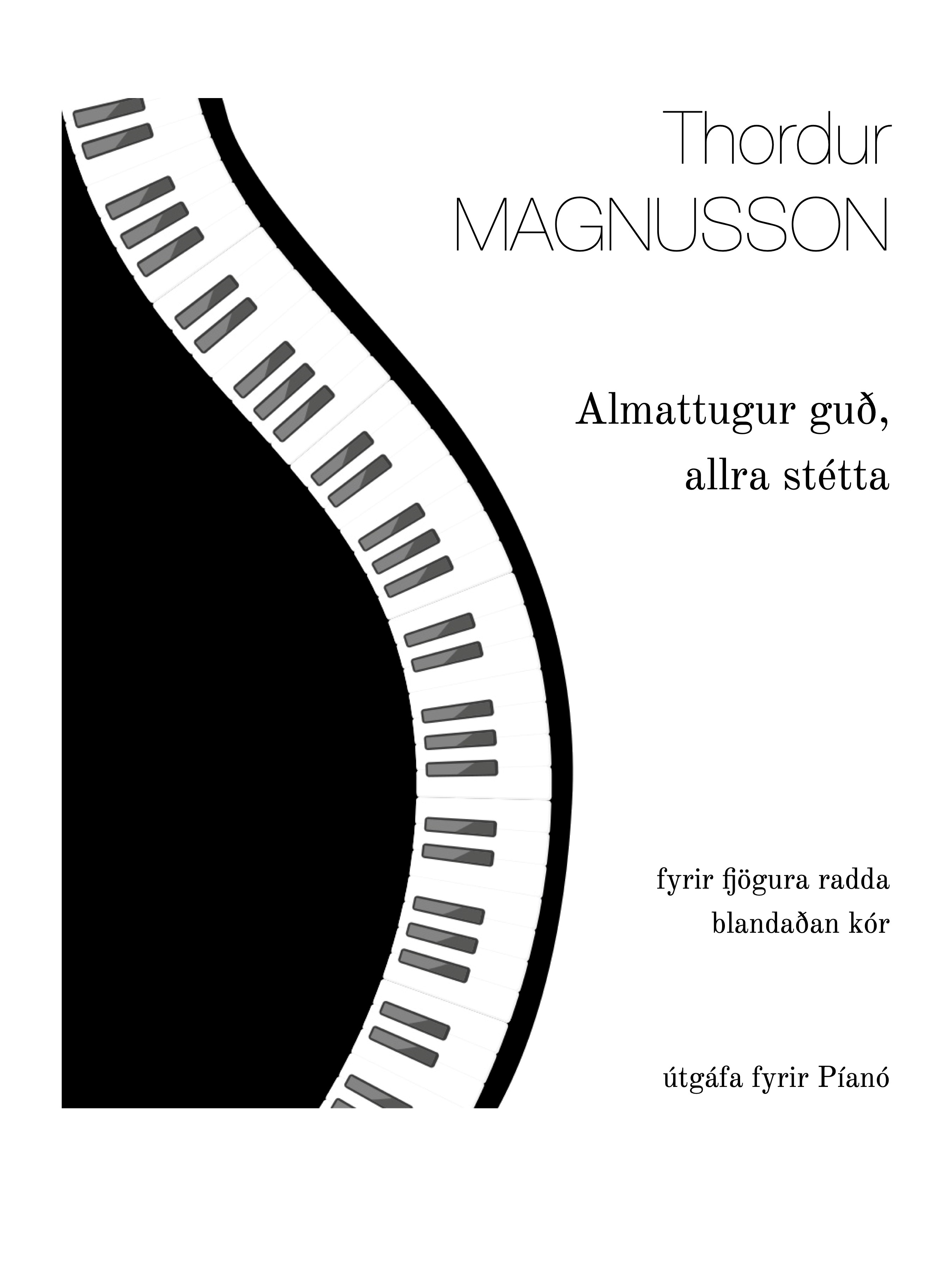 Almáttugur guð, allra stétta, píanóútsetning