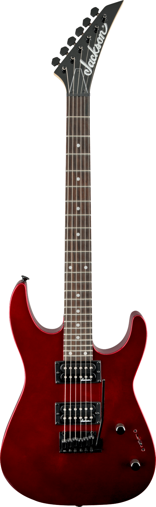 Jackson JS12 Dinky, metal rauður