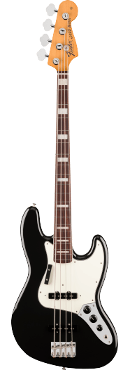 Fender Vintera III, Early ´70s Jazz Bass, Black, með poka